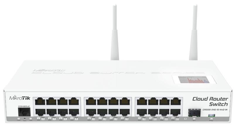 Cloud Router Switch MIKROTIK CRS125-24G-1S-2HND-IN