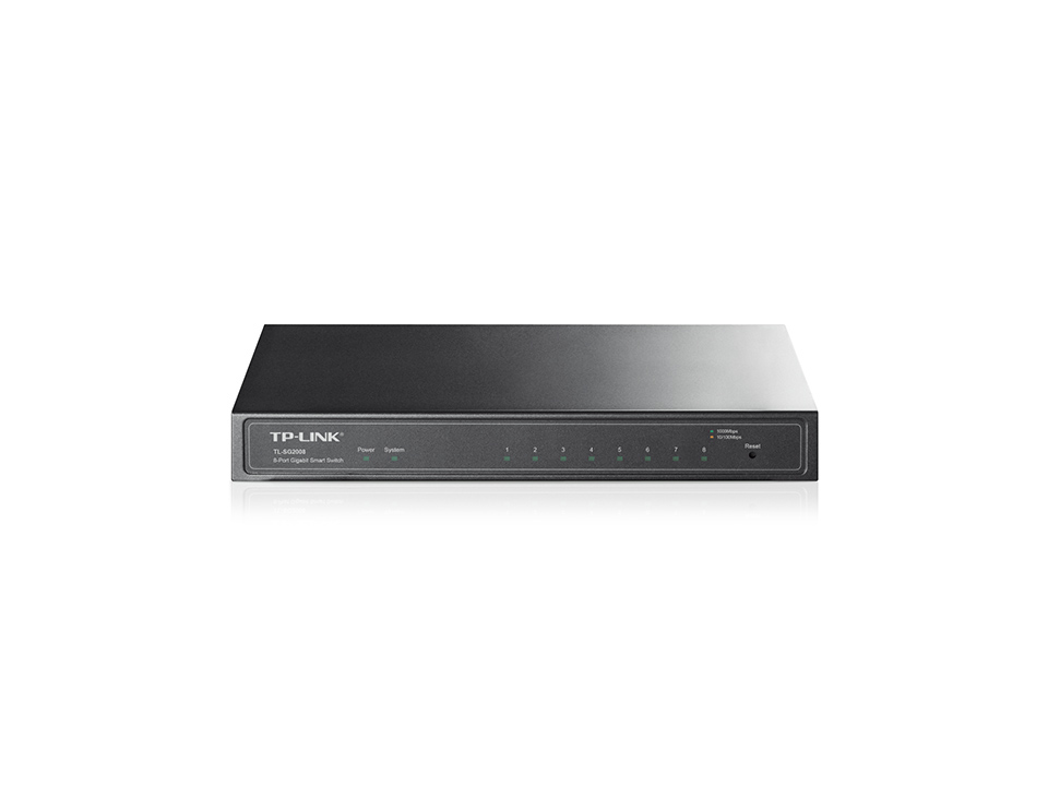 Switch Gigabit Smart 8 Puertos Omada SG2008