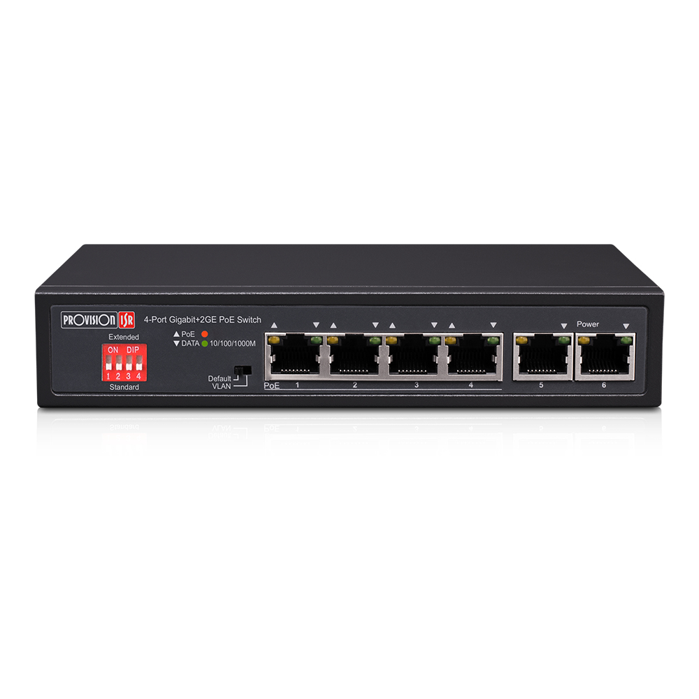 Switch PROVISION-ISR POES-0472GC+2G