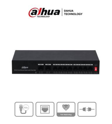 Switch Dahua Technology DH-PFS3010-8ET-65