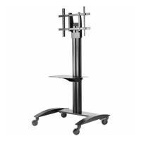 SOPORTE MOVIL PEERLESS SR560M PARA MONITORES PROFESIONALES DE 32 A 75 PULGADAS CAPACIDAD HASTA 68.20 KG