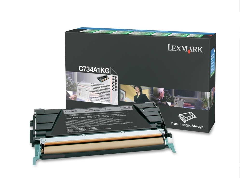 Tóner LEXMARK C734A1KG