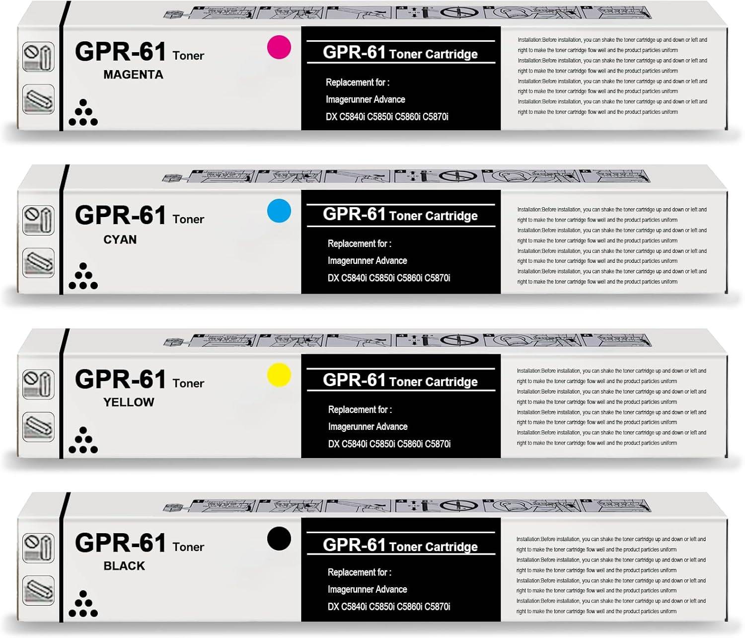 Tóners CANON TONER GPR-61