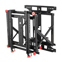 SOPORTES VIDEO WALL PEERLESS DS-VW775-QR DE PARED CON LIBERACION POR PRESION PARA MONITORES DE 46 A 60 CAPACIDAD HASTA 56.8KG