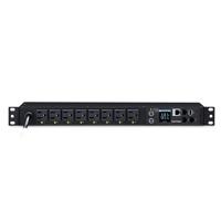 PDU CYBERPOWER (PDU41001), MONTAJE EN RACK DE 1U Y 8 SALIDAS (FRONTAL), PROPORCIONA UNA SALIDA DE 120V Y 15A 3 AÑOS DE GARANTIA.