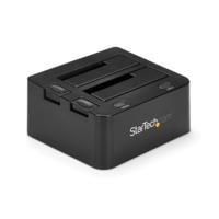 BASE DOCKING STATION USB 3.0 DE 2 BAHIAS SATA III DE 2.5 O 3.5 PULGADAS PARA SSD O DISCO DURO BASE DE CONEXION PARA INTERCAMBIO EN CALIENTE DE UNIDADES DE DISCO DURO - STARTECH.COM MOD. SDOCK2U33V