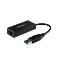 ADAPTADOR TARJETA DE RED EXTERNA NIC USB 3.0 A 1GBPS GIGABIT ETHERNET 1 PUERTO - 1X RJ45 HEMBRA - 1X USBA - NEGRO - STARTECH.COM MOD. USB31000S