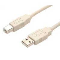 CABLE DE 1.8M USB 2.0 BEIGE - USB TIPO-A MACHO A USB-B MACHO PARA IMPRESORA - STARTECH.COM MOD. USBFAB6