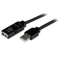 CABLE DE EXTENSION ALARGADOR DE 5M - USB 2.0 DE EXTENSION ALARGADOR ACTIVO DE 5 METROS - MACHO A HEMBRA - CON OPCIN A FUENTE DE PODER EXTERNA - STARTECH.COM MOD. USB2AAEXT5M