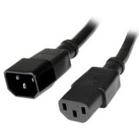 CABLE DE CORRIENTE DE 90CM DE EXTENSION - C14 A C13 - 14 AWG - 15A 125V - DE SERVICIO PESADO - STARTECH.COM MOD. PXT100143