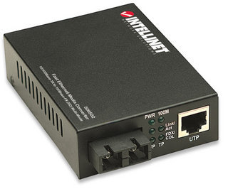 Convertidor de Medios INTELLINET Fast Ethernet
