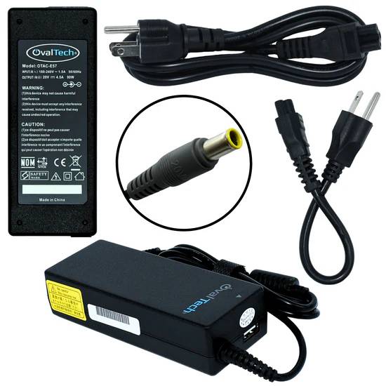 Adaptador para Computadora Portatil OVALTECH 20V/4.5AH