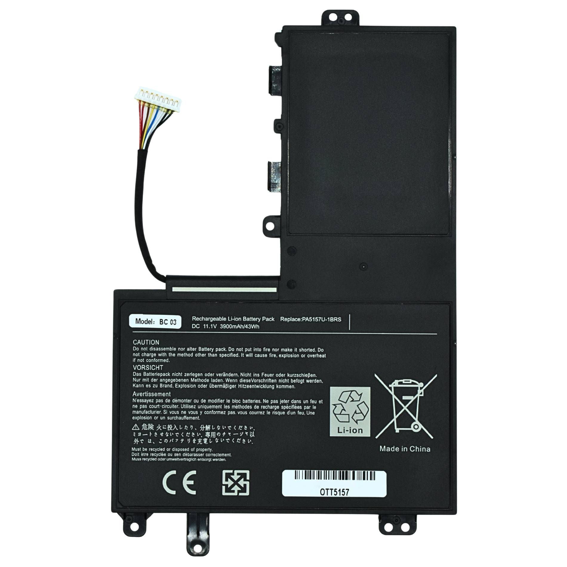 Bateria OVALTECH OTT5157