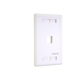 Placa de Pared Universal 1 Puerto Sin Jack ENSON ENS-FP61