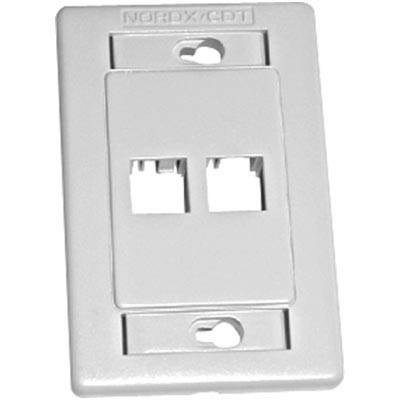 Placa de Pared 2 Puertos Universal BELDEN AX101433