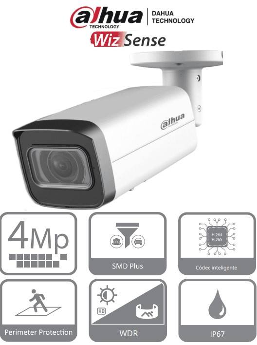 Cámara Bala IP Dahua Technology DH-IPC-HFW2441T-ZS