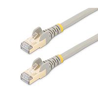 CABLE 4M CAT6A ETHERNET GRIS - CABLE DE RED SNAGLESS BLINDADO 10 GIGABIT RJ45 POE DE 100W