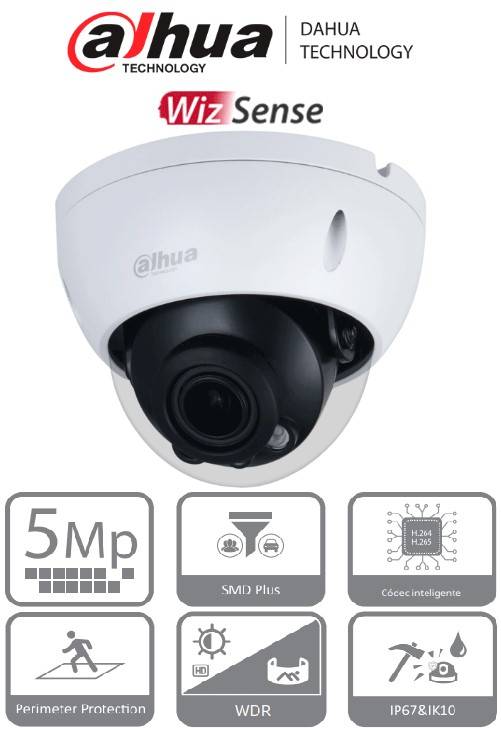 Cámara domo IP Dahua Technology DH-IPC-HDBW2541R-ZAS