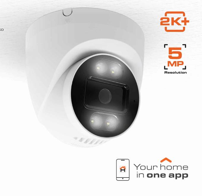 Cámara domo IP Nexxt Solutions Home NHC-IF20T