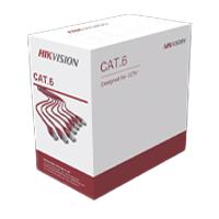 BOBINA DE CABLE HIKVISION BOBINA DE CABLE UTP 305 MTS / CAT 6 (24 AWG) / COLOR BLANCO / PVC (CM) / USO EN INTERIOR / CCA (COBRE CON ALUMINIO) / APLICACIONES DE CCTV Y REDES DE DATOS