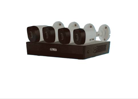 Kit de videovigilancia SAXXON SUA-KIT/XVR1E04-I/4-B10P-0280B