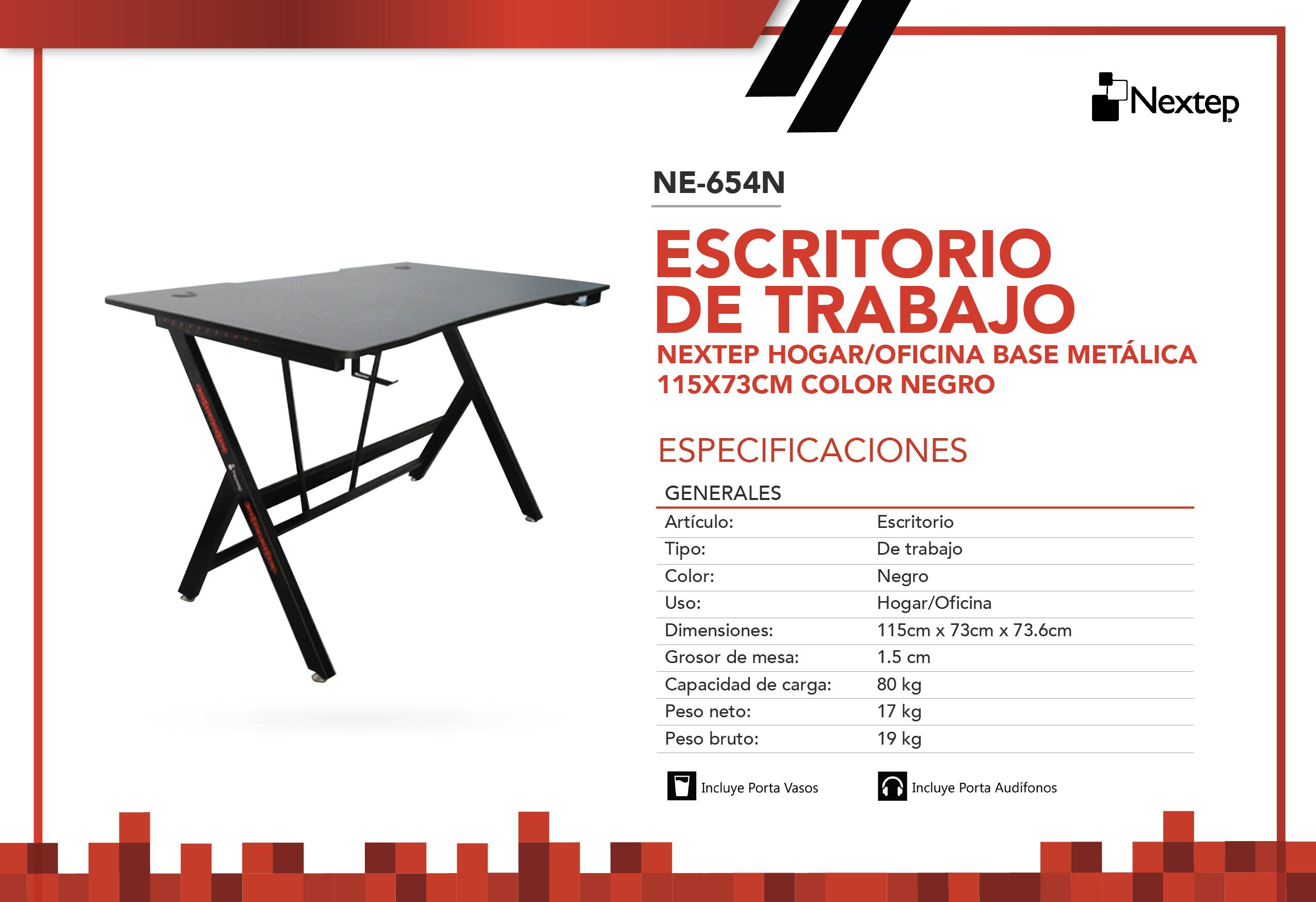 Escritorio Nextep NE-654N