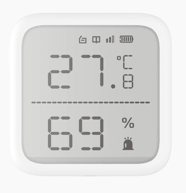 Detector de temperatura y humedad HIKVISION DS-PDTPH-E-WB
