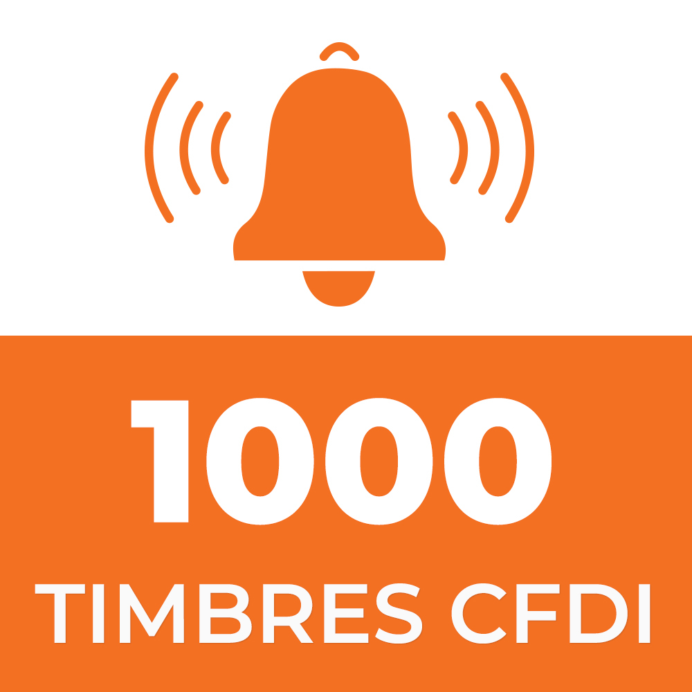 1000 Timbres (CFDI) Soft Restaurant Uso exclusivo para Soft Restaurant®