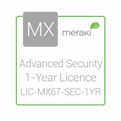 Licencia CISCO LIC-MX67-SEC-1YR