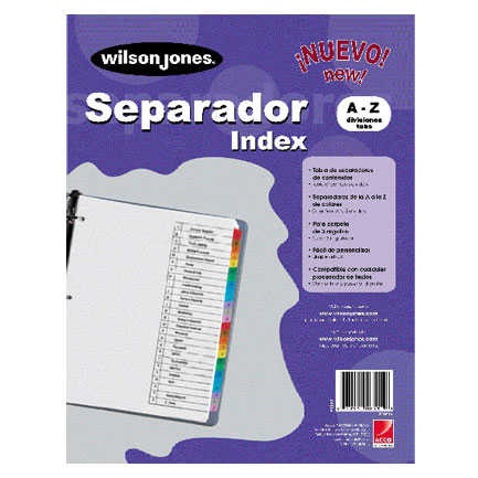 Separador Wilson Jones P1367