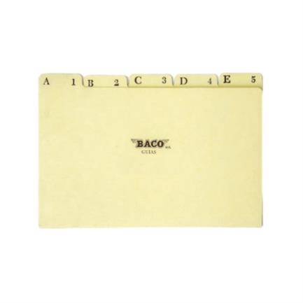 Guía para Archivo BACO BAC3580