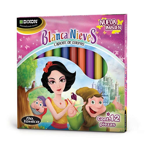 Colores Blanca Nieves C/12 Cortos GENERICO 21040