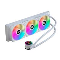 ENFRIAMIENTO LIQUIDO GAMER BALAM RUSH HYDROX PRO HX30 / 3 VENTILADORES / 120MM / ILUMINACION ARGB / RODAMIENTO HIDRAULICO / 50 CFM / SILENCIOSO 30 DB / 2400 RPM / BLANCO / BR-937351