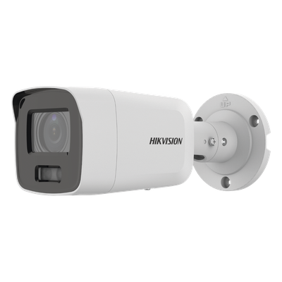 Bala IP 8 Megapixel (4K) / Imagen a Color 24/7 / Lente 2.8 mm / Luz Blanca 40 mts / Exterior IP67 / WDR 130 dB / Entrada y Salida de Audio y Alarma / Captura Facial / ONVIF / Micro SD / Micrófono Integrado