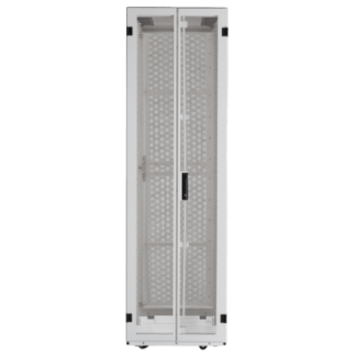Gabinete FlexFusion™ XGL (Light) para Centros de Datos, 48 UR, 800 mm de Ancho, 1200 mm de Profundidad, Fabricado en Acero, Color Blanco