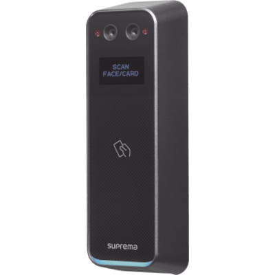 Lector Biométrico Facial (compatible solo con BIOSTARAIR) / lector de tarjetas Prox EM, mifare, Tarjetas Virtuales por Bluetooth / con protección IP67, IK08
