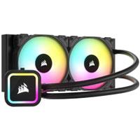 DISIPADOR CON ENFRIAMIENTO LIQUIDO CORSAIR ICUE H100X /240 MM/ S-1700 1200/AM5 AM4/ RGB CW-9060065-W