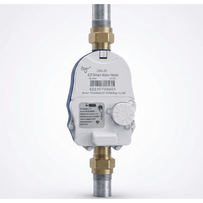 Medidor de Agua Mecánico LoRaWAN IoT de 3 Pulgadas / Smart Metering y Telemetría para BMS / Válvula de Corte de Flujo / Batería Litio de Larga Duración / Comunicación Inalámbrica / Monitoreo Remoto