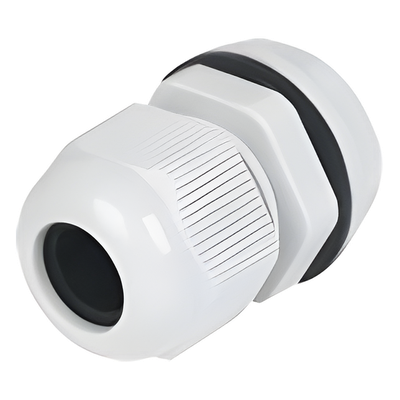 Conector Tipo Glándula / Diámetro de Cable 4-8 mm / Rosca Exterior 16 mm (41/64') / Plástico Resistente / Diseño Compacto