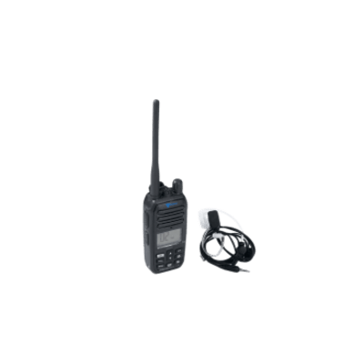 Radio Portátil Marino / Sumergible IP67 / Luz Activada por Agua / NRC Reducción de Ruido / Dual-Watch / 5W de Potencia / Micrófono Audífono de Tubo Acústico
