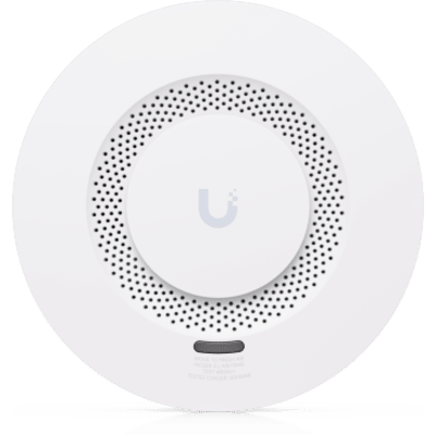 Sensor de humo y monóxido de carbono alimentado por pilas con conectividad inalámbrica SuperLink, que ofrece hasta 10 años de duración de la batería.
