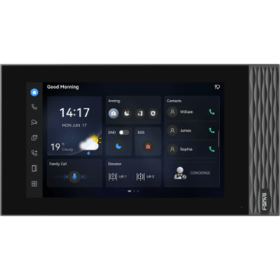 Estación Interior SIP Fanvil i554W / Pantalla Táctil 7" 1024×600 / Wi-Fi 6 / Video 1080p H.265 / 8 Entradas de Alarma / PoE / RS-485