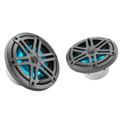  JL Audio M3 / Altavoz Marino Coaxial 6.5" / 60W RMS / 4Ω / Cono de Polipropileno con Mica / Tweeter de Cúpula de Seda 19 mm (0.75") / Iluminación RGB LED / Versiones Clásico y Deportivo