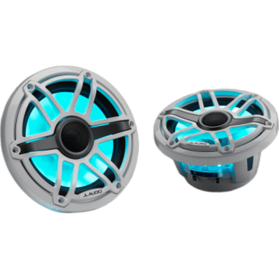 Bocinas Náuticas / 7.7" Coaxial / 100 W RMS / LED Transflective™ / Rejilla Deportiva Blanca / 4 Ω / 91 dB / 45 Hz-25 kHz