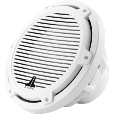 Subwoofer Náutico JL Audio M3 10" / Deflector Infinito / 175 W RMS / 4 Ω / Cono de Polipropileno Relleno de Mica / Rejilla Clásica Blanca