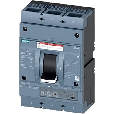 Interruptor Termomagnético 480V 3X800A, Sin zapatas principales.