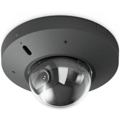 Mini Domo G6 Dome 4K de UniFi Anti vandalismo para Exterior con AI Multi-TOPS / Visión Nocturna IR / Poe+ Audio Bidireccional (Color Negro)