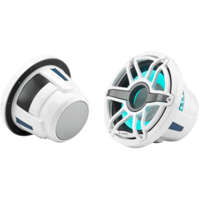 Subwoofer Náutico 10" / 250 W RMS / 4 Ω / Iluminación LED Transflective™ / Cono de Polipropileno Relleno de Mica / Deflector Infinito o Caja Sellada / Marino IPX7