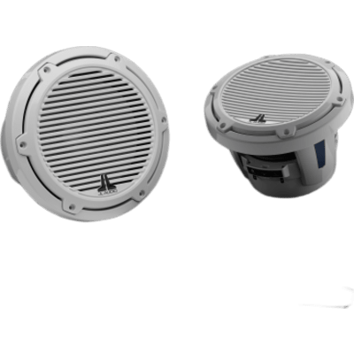 Subwoofer Náutico 8" / 200 W RMS / 4 Ω / Polipropileno Relleno de Mica / Deflector Infinito o Caja Sellada / Rejilla Clásica Blanca / Marino IPX6