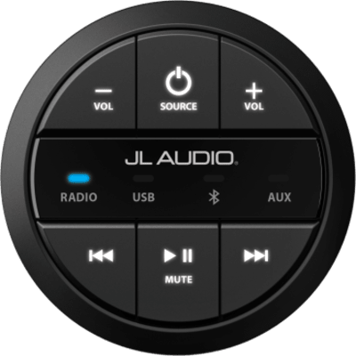 Mando a Distancia con Cable / Para Unidad Fuente MediaMaster / Indicador de Fuente LED / IP67 / NMEA 2000 / Bluetooth hasta 22.8 m (75 ft)